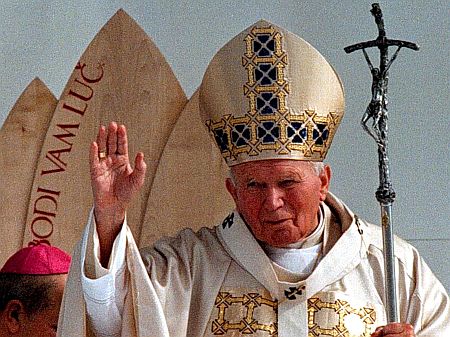 Papež Janez Pavel II. v Sloveniji
