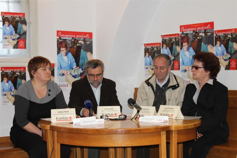 Novinarska konferenca Slovenske Karitas