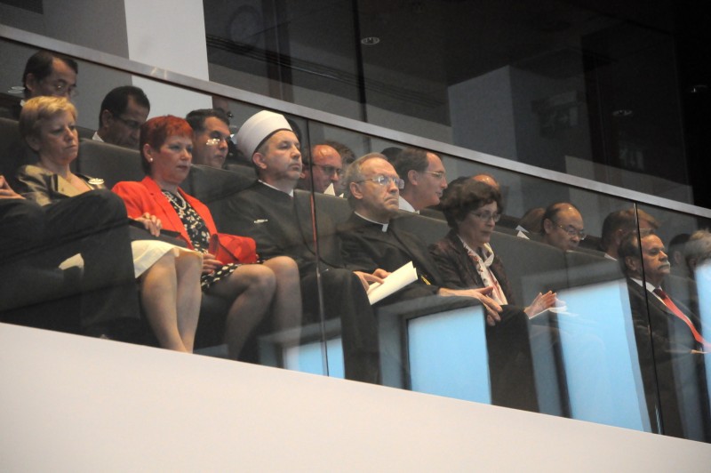 Mufti Grabus in nadškof Stres na seji v Državnem zboru - foto - Janez Platiše