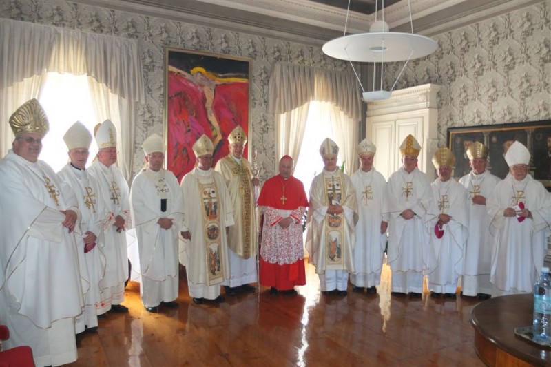 Škofje s kardinalom 