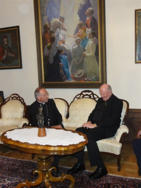 Nadškof Stres in nadškof Hart - foto - Nadškofija Ljublljana