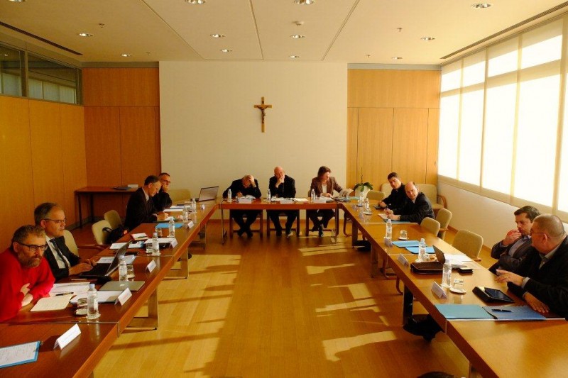 Zasedanje na sedežu Hrvaške škofovske konference v Zagrebu