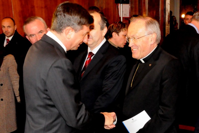 Borut Pahor in nadškof Stres - foto - Janez Platiše