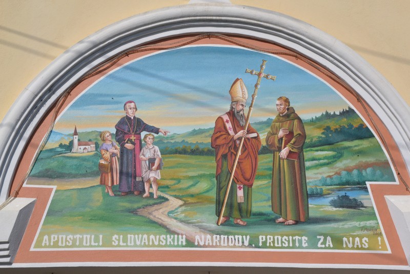 Sv. Ciril in Metod v kapeli v Sotini