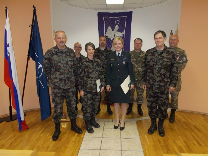 Podelitev priznanj SV pripadnikom Vojaškega vikariata 2014