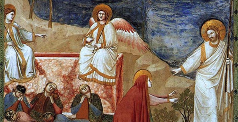 Vstali Kristus in Marija Magdalena - Vir: splet