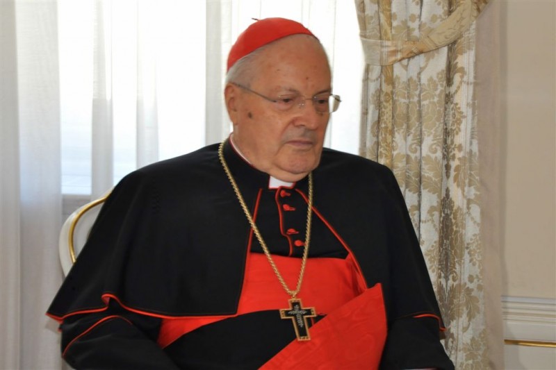 Kardinal Sodano - foto - Janez Platiše