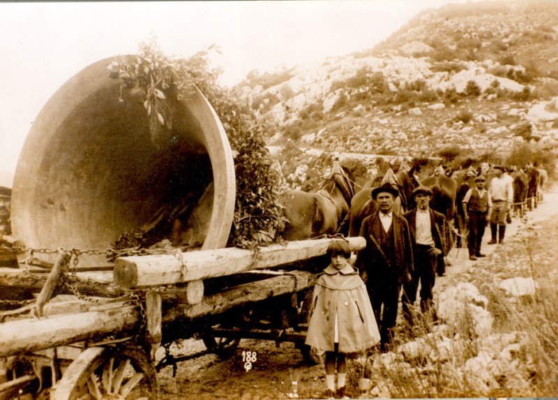 Prevoz zvona leta 1922