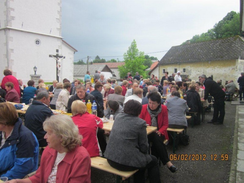Romarski dan Škofijske karitas Koper v Slavini leta 2012