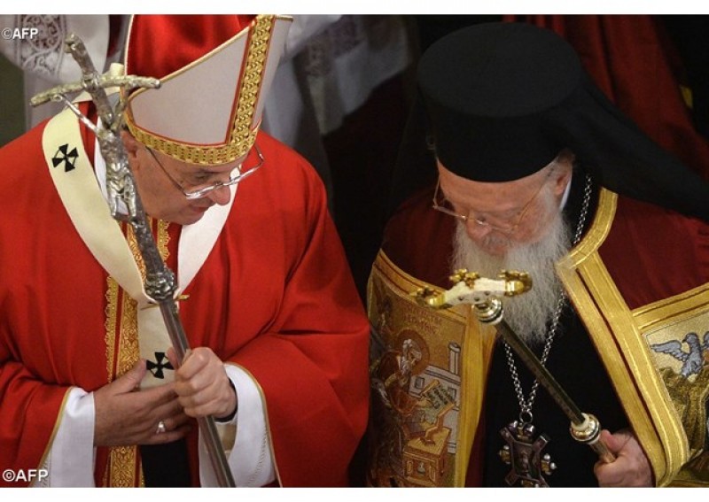 papež Frančišek in patriarh Bartolomej - Foto Radio Vatikan