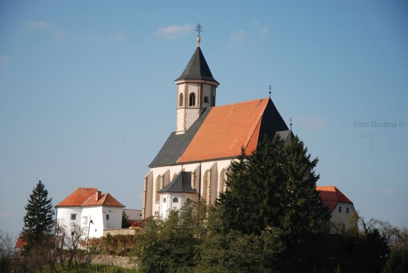 Župnijska in romarska cerkev Marije zavetnice s plaščem na Ptujski Gori - Foto Družina