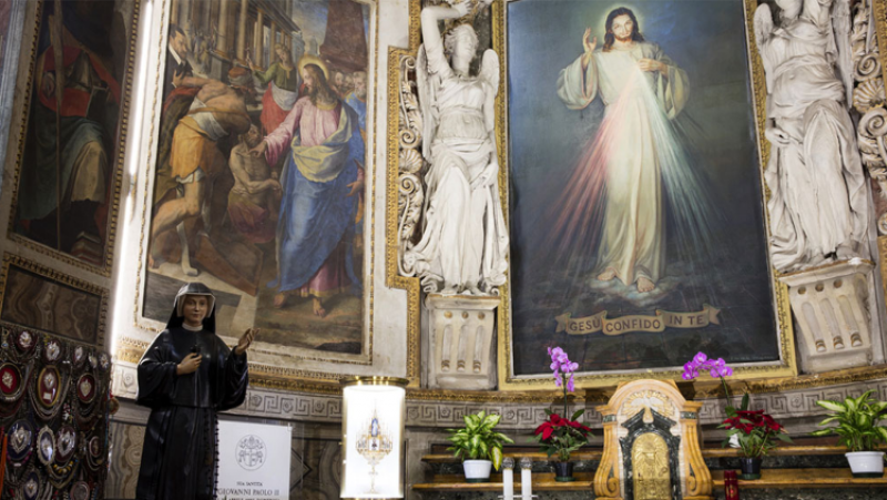 Svetišče Božjega usmiljenja, cerkev Svetega Duha v Sassiji - Foto: Vatican Media