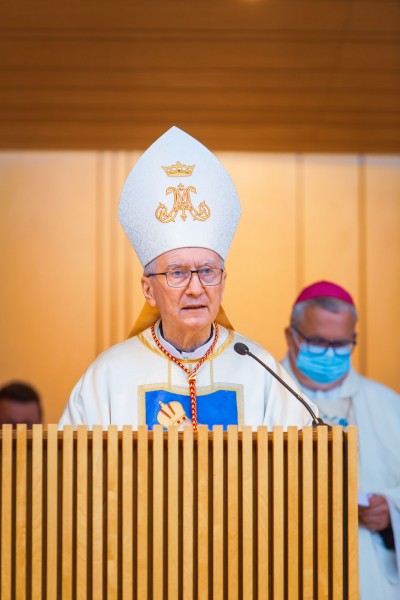 Državni tajnik nj. em. kardinal Pietro Parolin - Foto: Janez Kotar