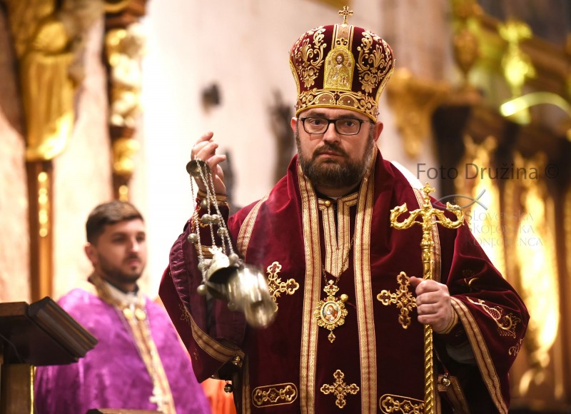 Slovesno arhierejsko liturgijo po vzhodnem obredu bo vodil msgr. Milan Stipić, križevski vladika - Foto: Družina