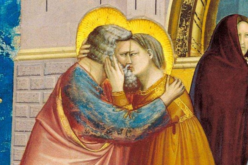 Giotto, sv. Ana in Joahim, starša Device Marije, Cappella degli Scrovegni v Padovi - Foto: splet